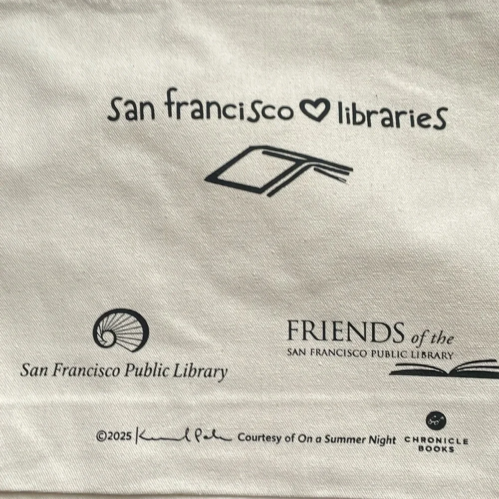 San Francisco Public Library 2025 Read Tote Bag, New - Picture 6 of 6